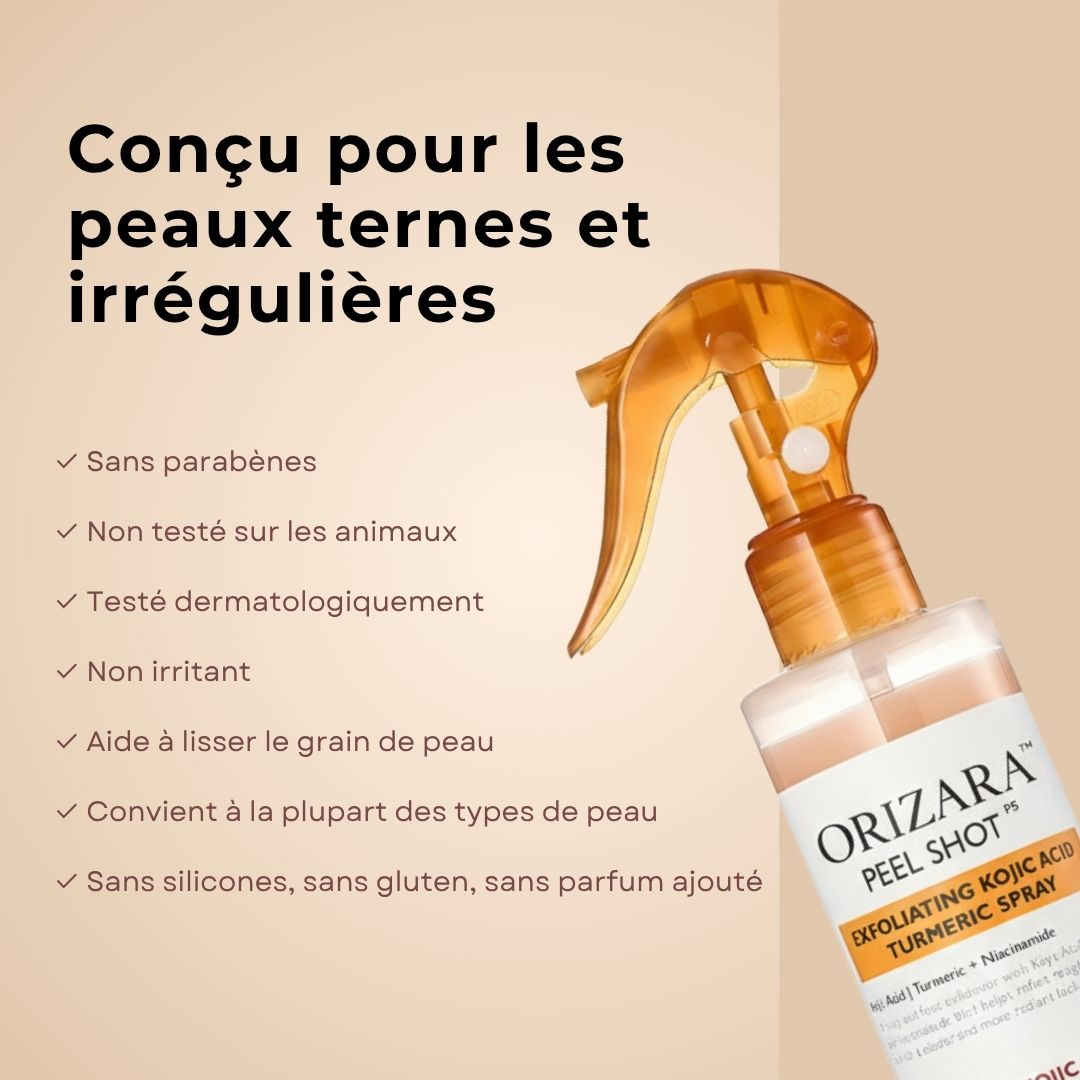 ORIZARA™- Dites adieu à la peau rugueuse et aux taches sombres