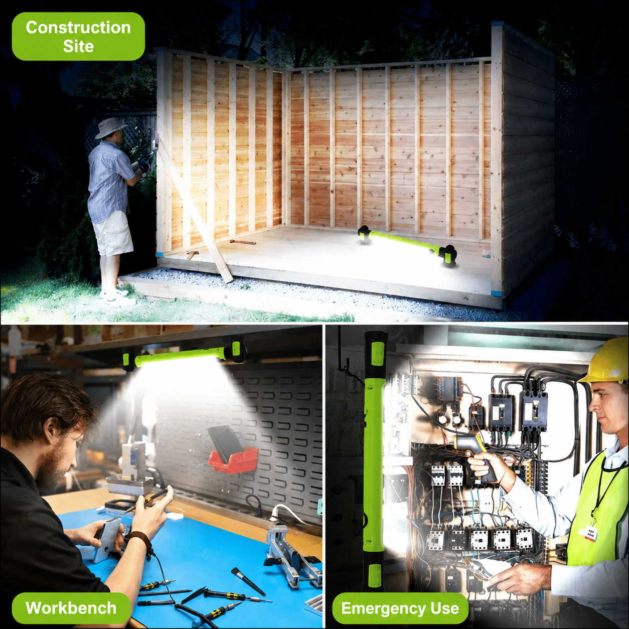 Rechargeable COB Work Light — 3000-Lumen Magnetic Job Light