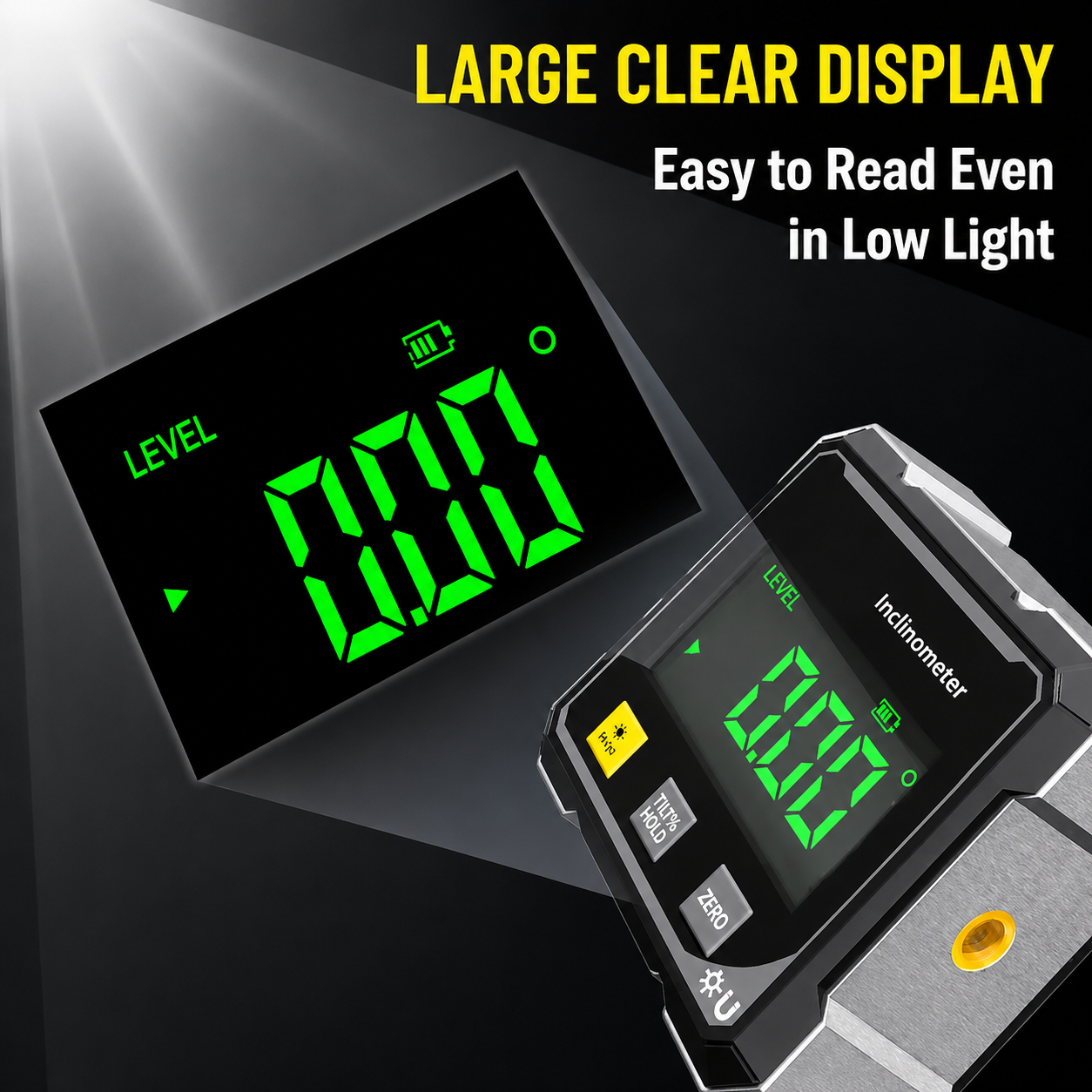 Digital Angle Finder — Dual-Laser Magnetic Measuring Tool