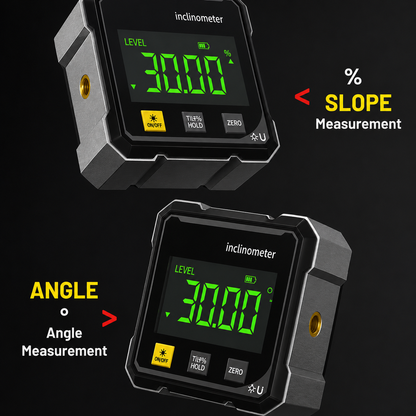 Digital Angle Finder — Dual-Laser Magnetic Measuring Tool