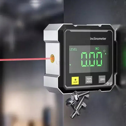 Digital Angle Finder — Dual-Laser Magnetic Measuring Tool