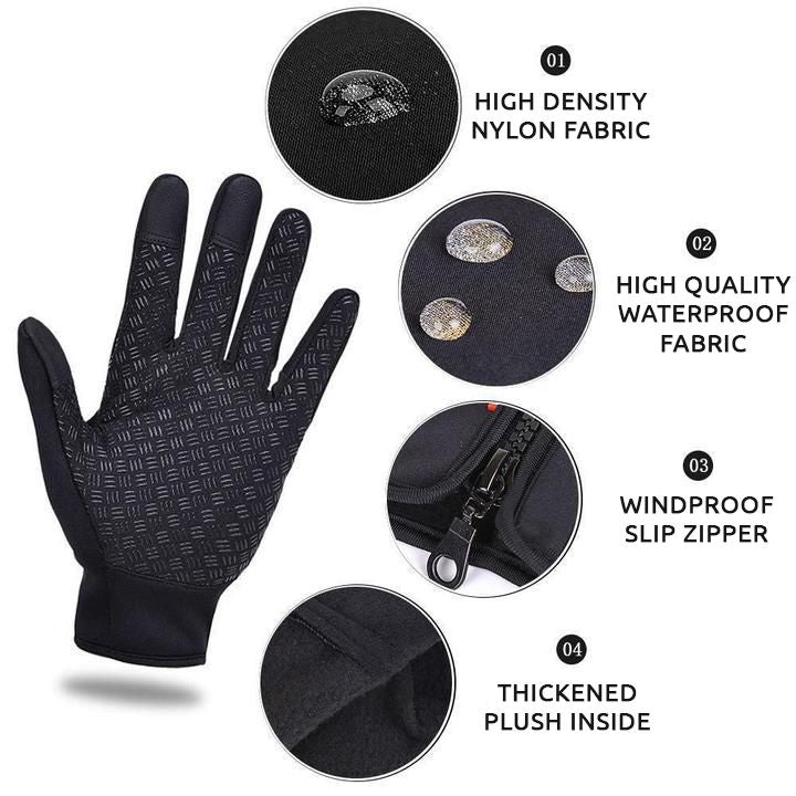 Electric Heated Gloves — Thermal Winter Gloves for Cycling, Skiing & Outdoor Use